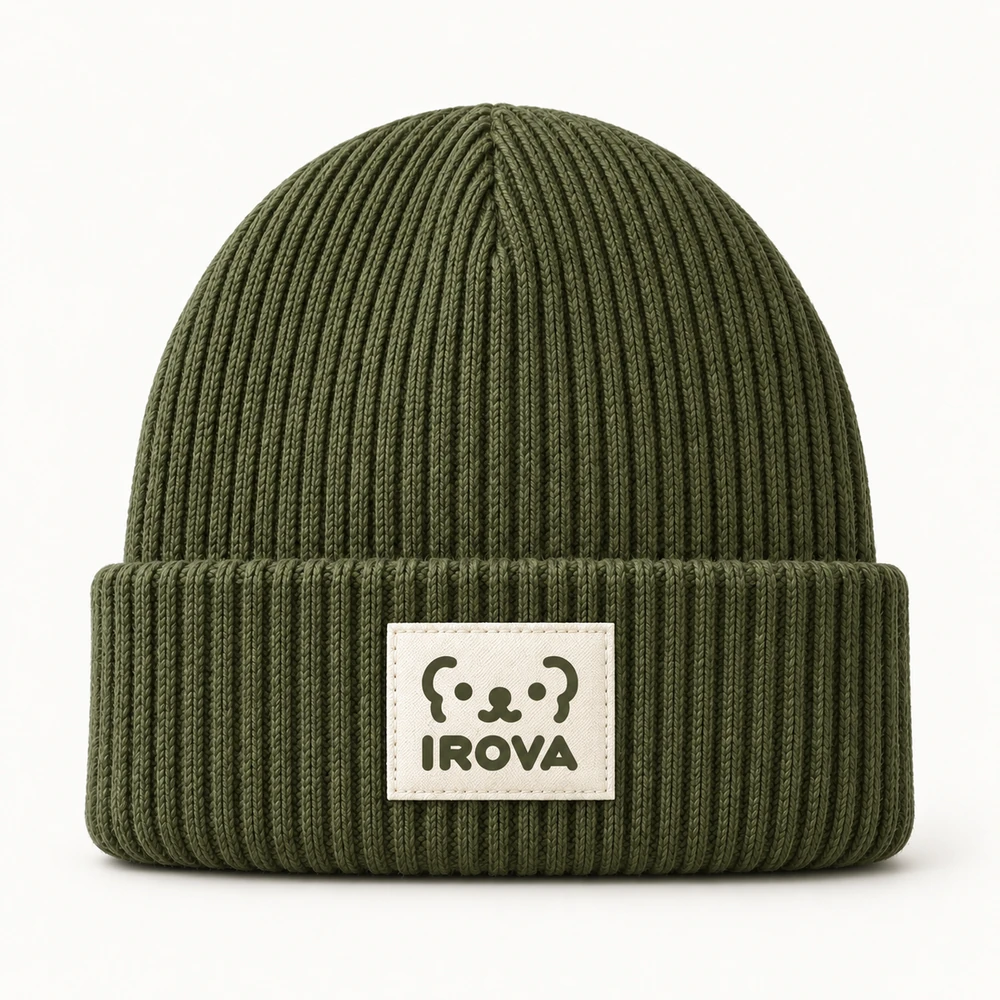 IROVA Olive ニット帽