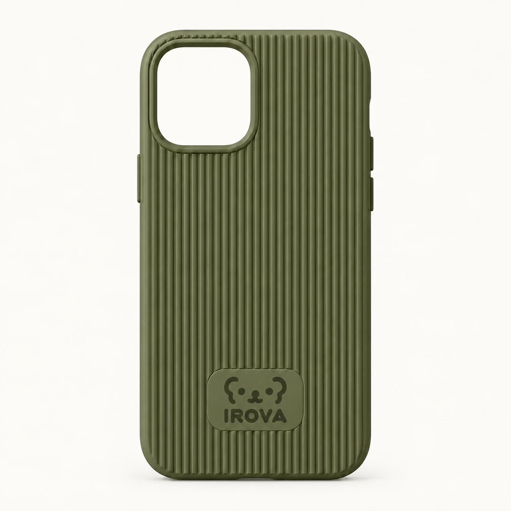 IROVA Olive スマホケース・リブ
