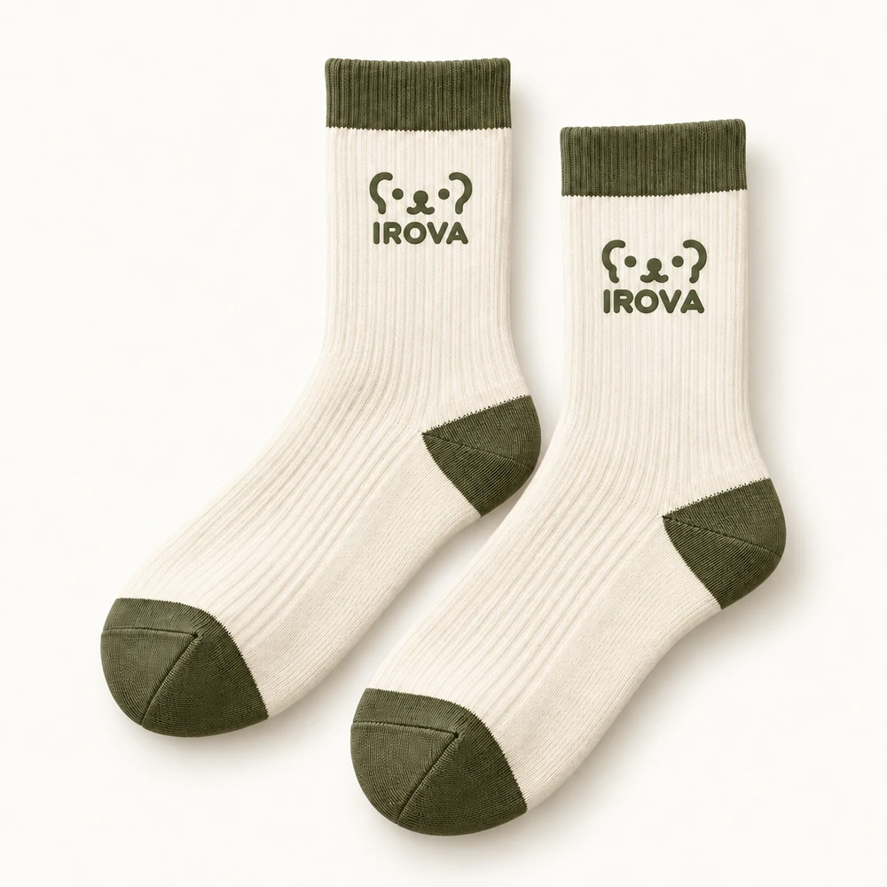 IROVA Olive ソックス