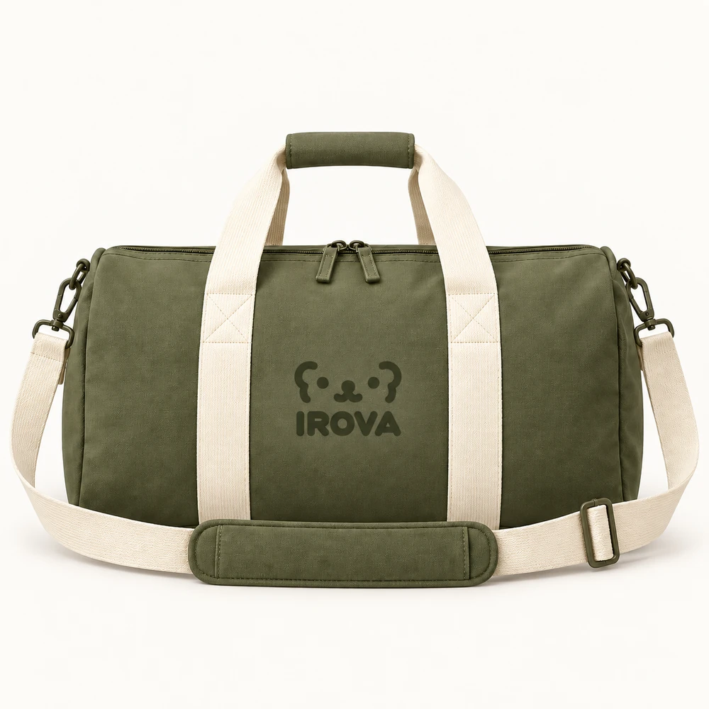 IROVA Olive ボストンバッグ