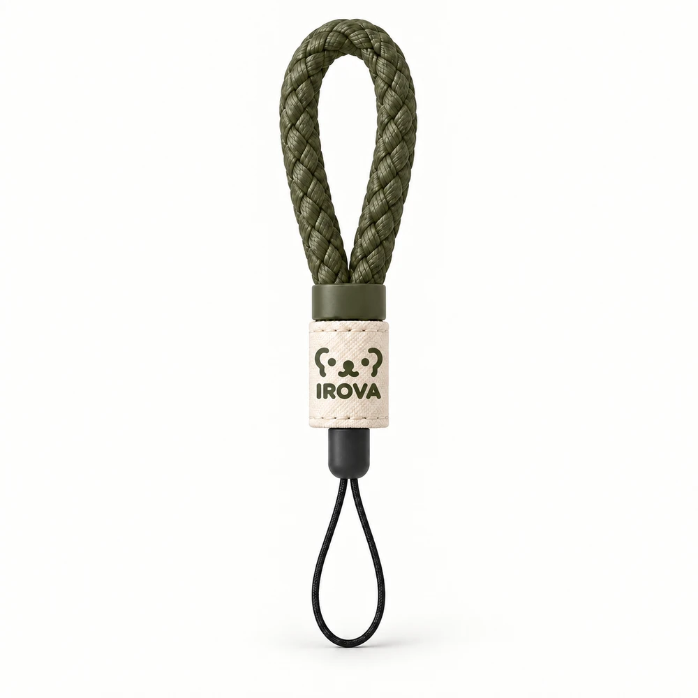 IROVA Olive スマホハンドストラップ