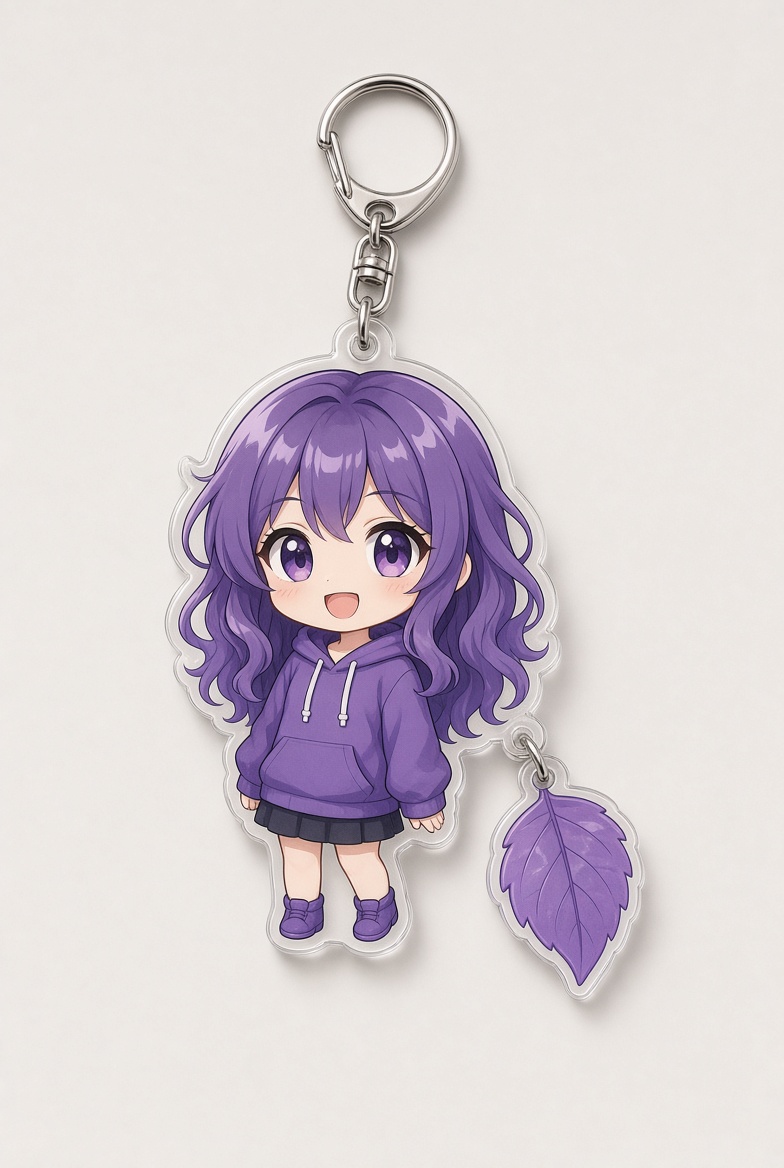 Purple Keychain