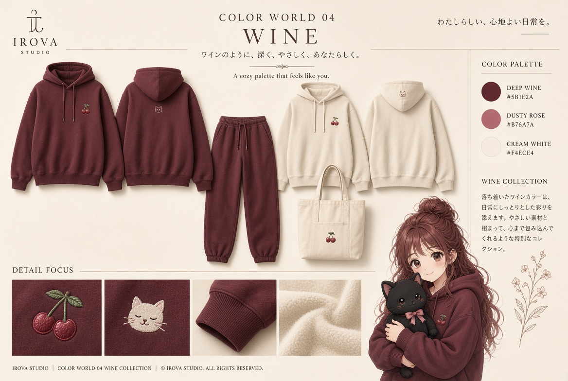 IROVA Wine Color World collection